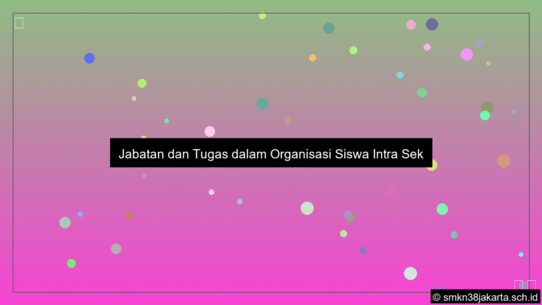 grafik jabatan yang ada di osis