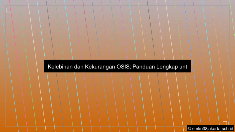 kekurangan dan kelebihan osis