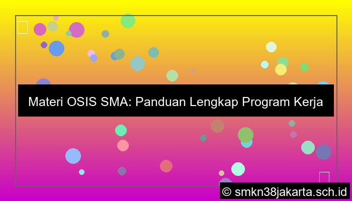 materi osis sma