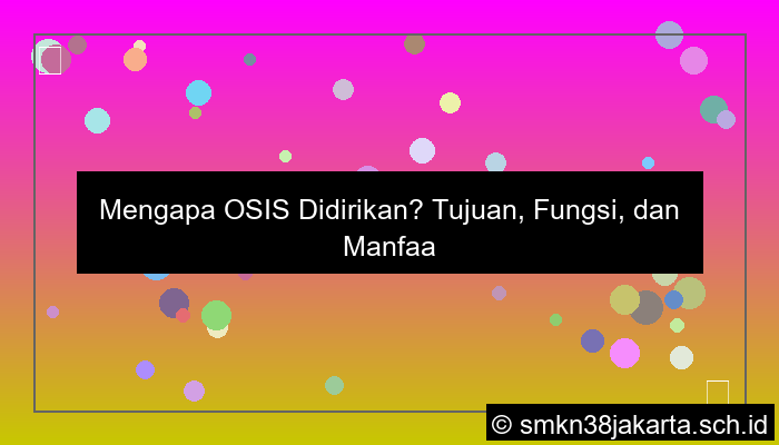 grafik mengapa osis didirikan