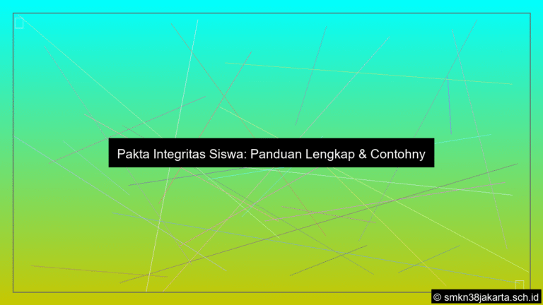 grafik pakta integritas siswa