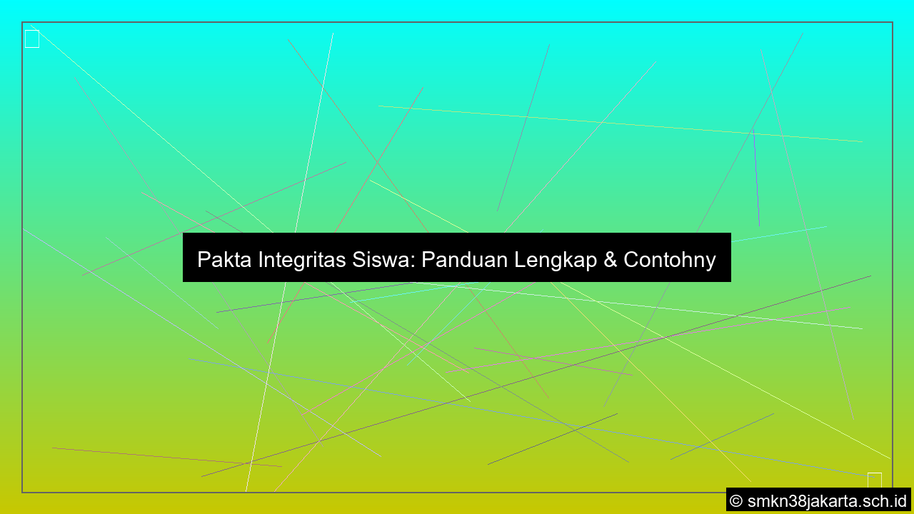 grafik pakta integritas siswa