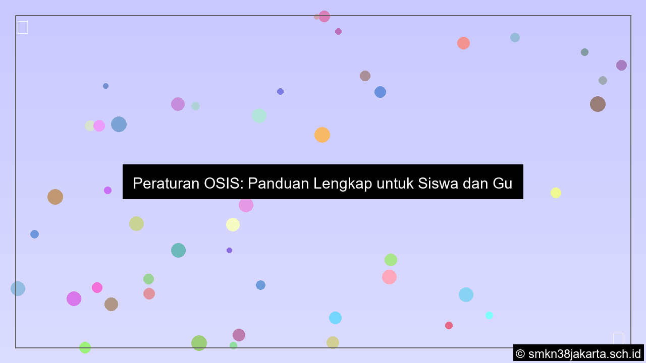 peraturan osis
