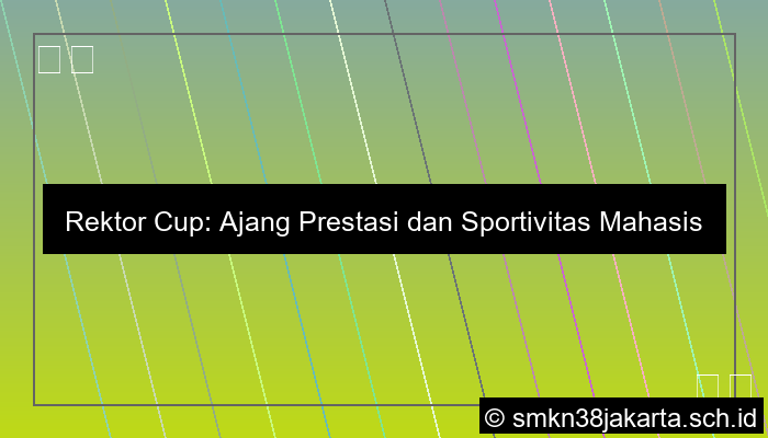 grafik rektor cup