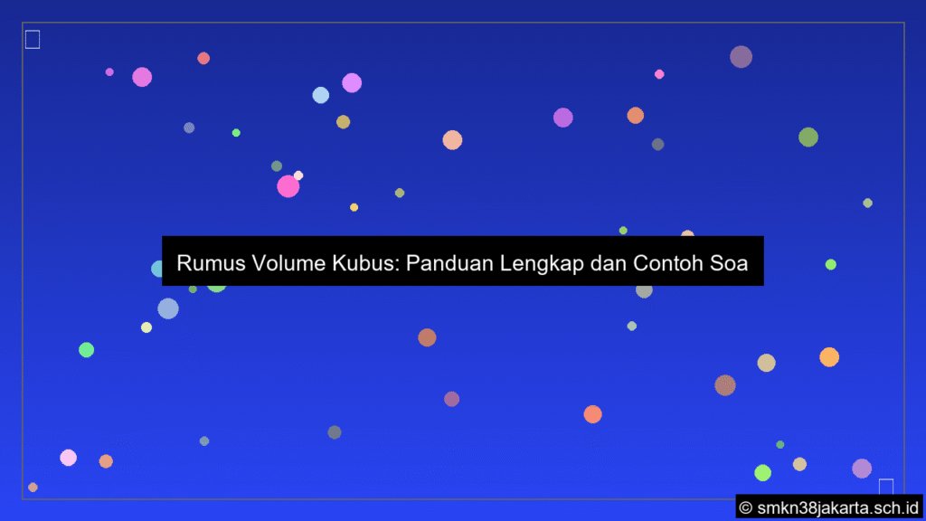 visual Rumus volume kubus