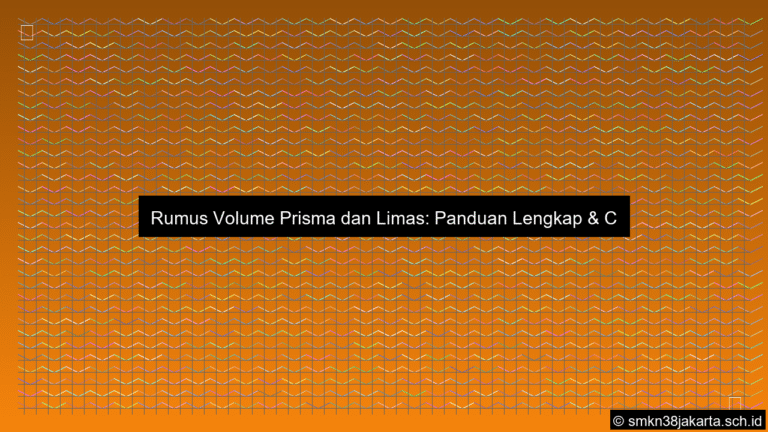 visual Rumus volume prisma dan limas