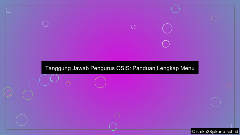 grafik seorang pengurus osis harus