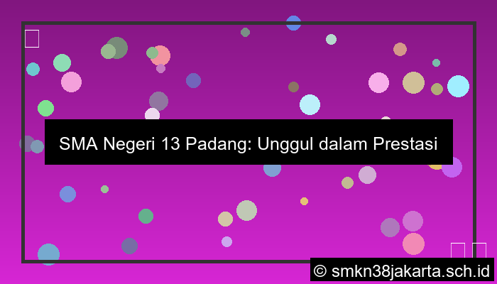 sman 13 padang