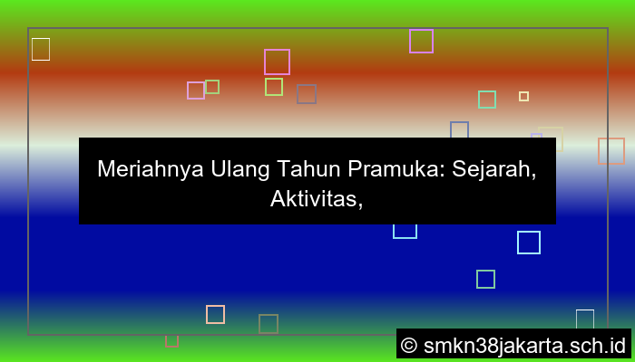 ultah pramuka