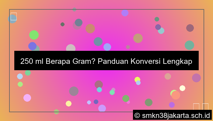 250 ml berapa gram