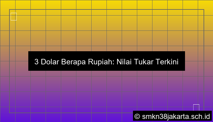 3 dolar berapa rupiah