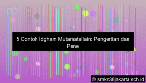 5 contoh idgham mutamatsilain
