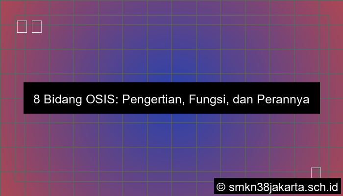 8 bidang osis