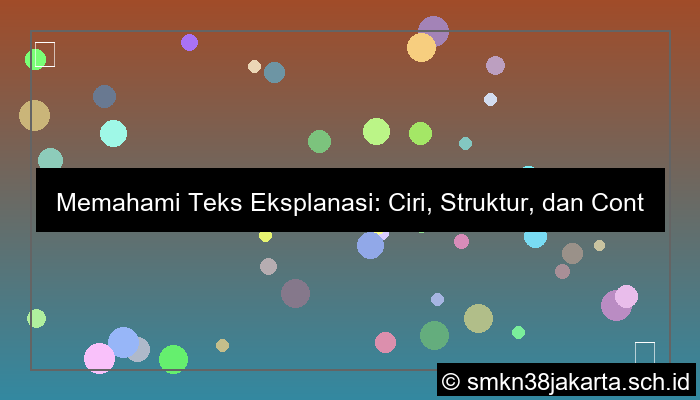 bagaimana sifat teks eksplanasi
