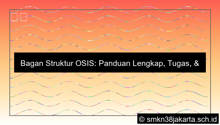 desain bagan struktur osis