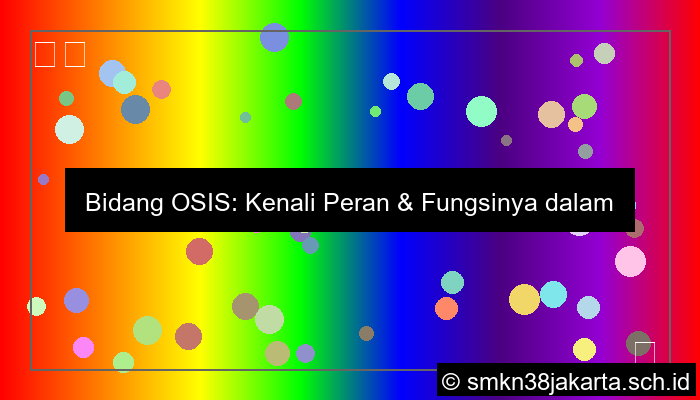 visual bidang bidang osis