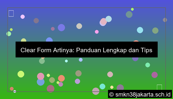 visual clear form artinya