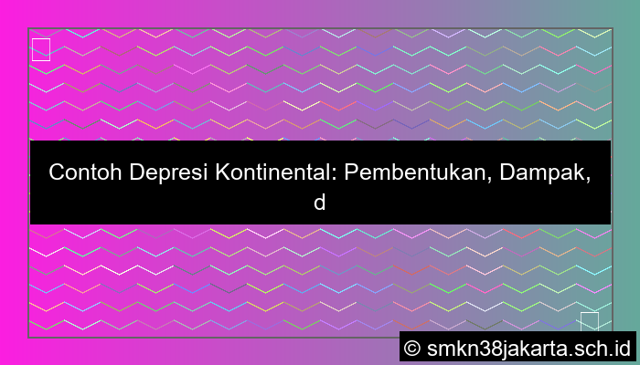 desain contoh depresi kontinental