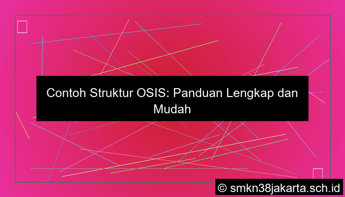 contoh struktur osis