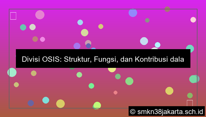 grafik divisi dalam osis