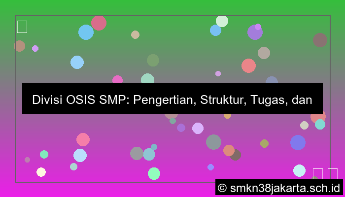 divisi osis smp