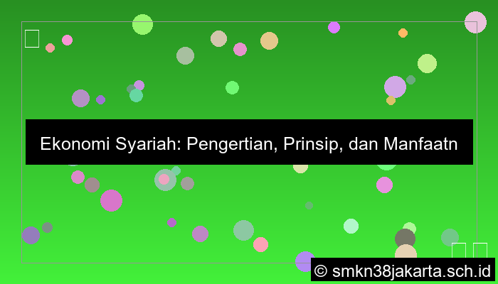 ekonomi syariah merujuk pada