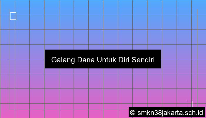 visual galang dana untuk diri sendiri