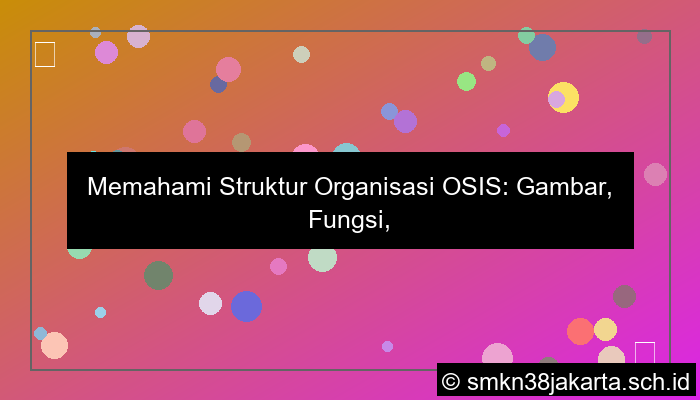 desain gambar struktur organisasi osis