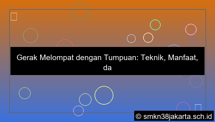 visual gerak melompat dengan tumpuan