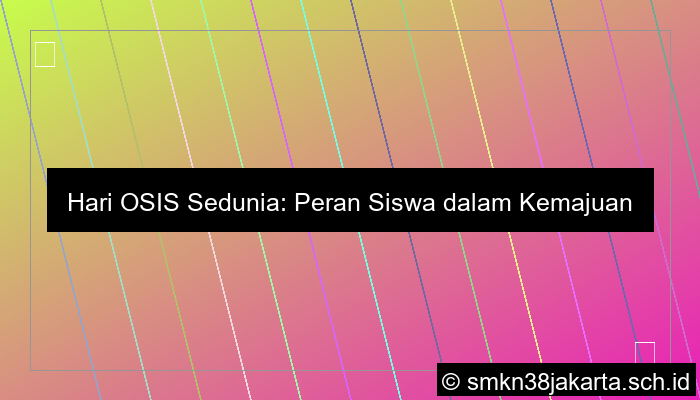 desain hari osis sedunia