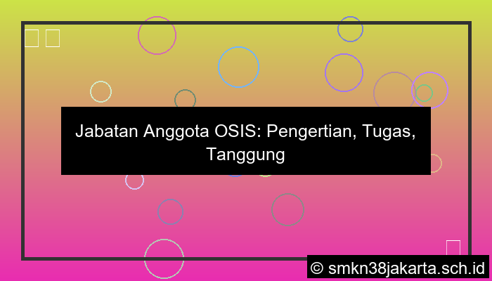 grafik jabatan anggota osis