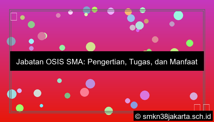 ilustrasi jabatan osis sma