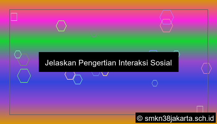 grafik jelaskan pengertian interaksi sosial