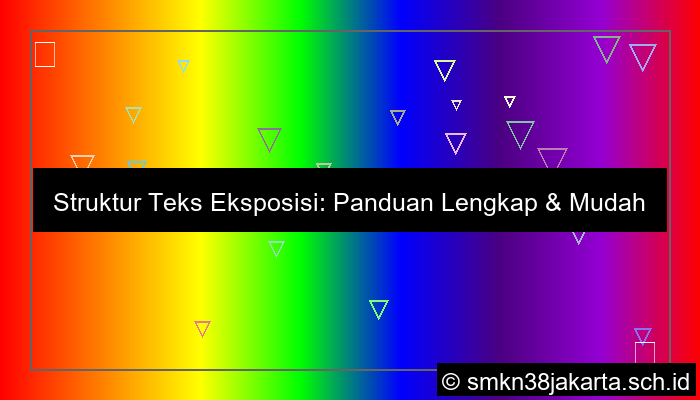 jelaskan struktur teks eksposisi