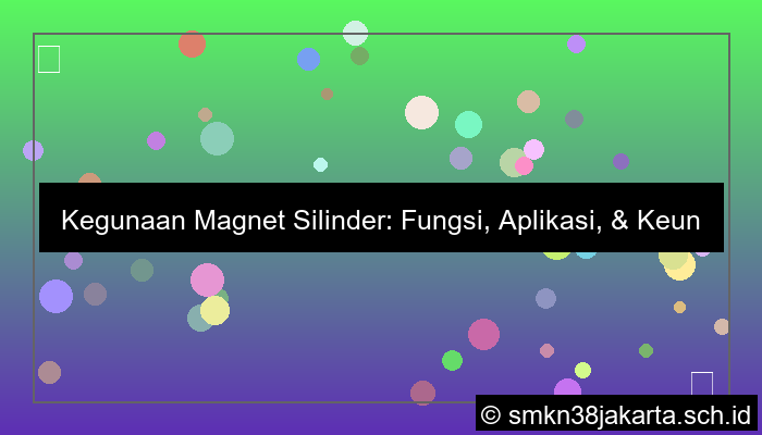 kegunaan magnet silinder