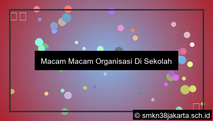 macam macam organisasi di sekolah