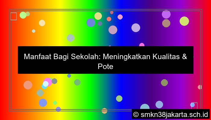 visual manfaat bagi sekolah
