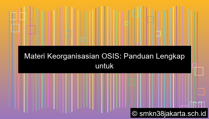 gambar materi keorganisasian osis