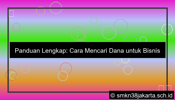 mencari dana