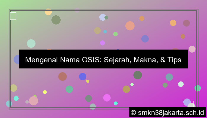 visual nama osis