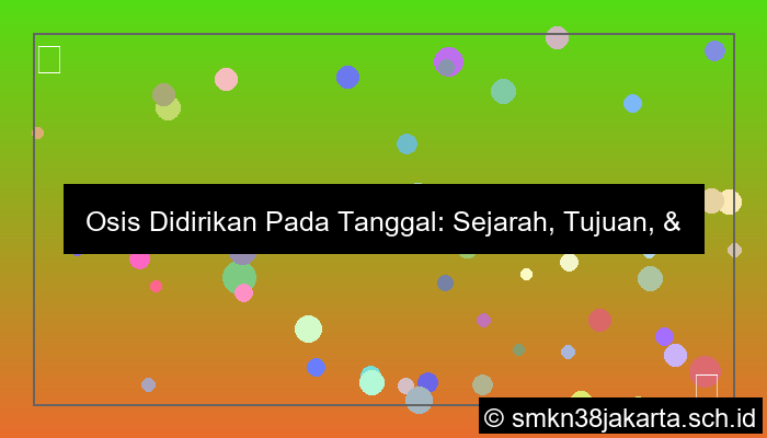 gambar osis didirikan pada tanggal
