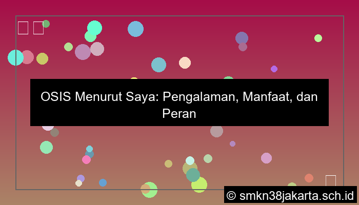 osis menurut saya