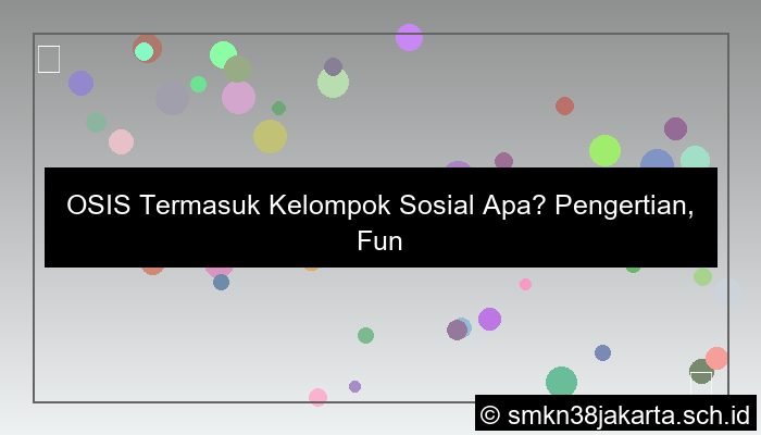 desain osis termasuk kelompok sosial apa
