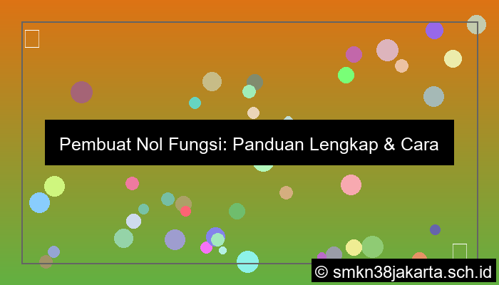 pembuat nol fungsi