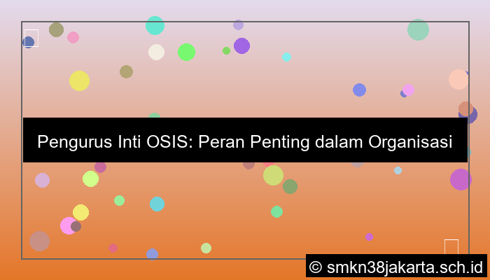 gambar pengurus inti osis