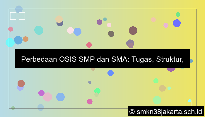 perbedaan osis smp dan sma