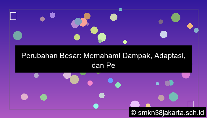 perubahan yang pengaruhnya besar