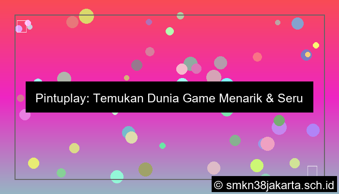 desain pintuplay game menarik