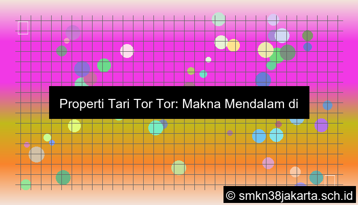 ilustrasi properti tari tor tor