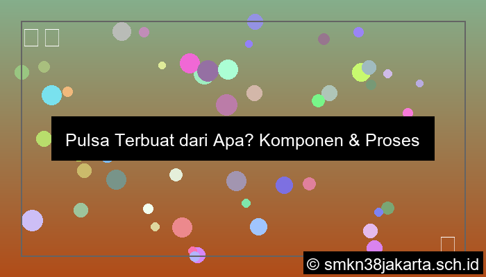 pulsa terbuat dari apa